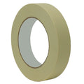 Painter's Tape, 3/4 in W x 60 yd L, 6.3 mil Thick, Tan, Rubber Adhesive