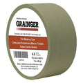 Masking Tape, 3 in W x 60 yd L, 4.8 mil Thick, Tan, Rubber Adhesive