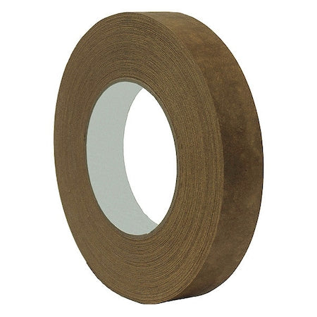 Masking Tape, 3/4 in W x 60 yd L, 7.5 mil Thick, Brown, Rubber Adhesive