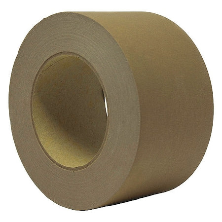 Masking Tape, 3 in W x 60 yd L, 7.5 mil Thick, Brown, Rubber Adhesive