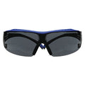 SecureFit 400, Safety Glasses, Scotchgard Anti-Fog & Anti-Scratch, Blue Lens, Blue/Gray Frame