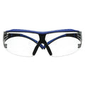 SecureFit 400, Safety Glasses, Scotchgard Anti-Fog & Anti-Scratch, Clear Lens, Blue/Gray Frame