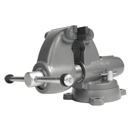 Combination Vise, Serrated Jaw, 15 1/2" L