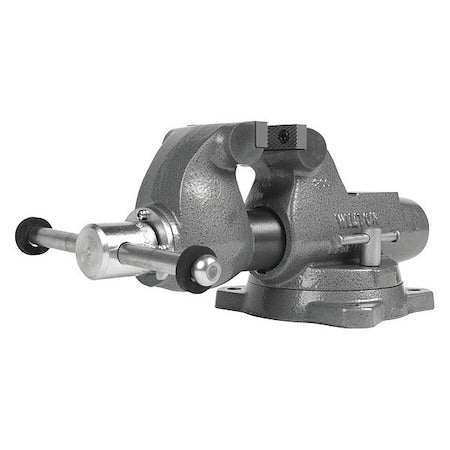 Machinist's Vise, Serrated Jaw, 6 11/16" L