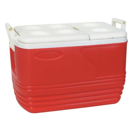 Full Size Chest Cooler, 60 qt., Red