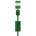 Pet Waste Station, Grn, 10 gal, Steel