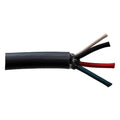 Portable Cord, SJTOW, 18 AWG, 4 C, Gray, PVC, Stranded, 300V, 50 ft