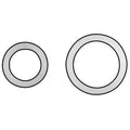 Flat Washer, For Screw Size 1/2" , Nylon Plain Finish