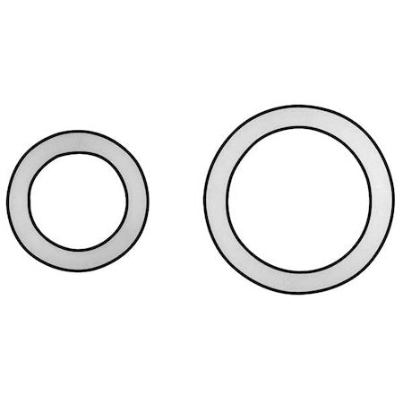 Flat Washer, For Screw Size 1/2" , Nylon Plain Finish