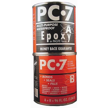 Contact Cement, PC-7 Series, Green, 1 qt, Jug, 1:01 Mix Ratio, Not Rated Functional Cure