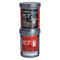 Instant Adhesive, PC-7 Series, Clear, 1 oz, Bottle, 1:01 Mix Ratio, Not Rated Functional Cure
