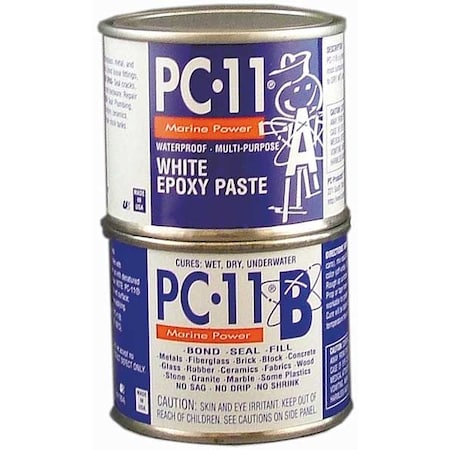 Epoxy Adhesive, PC-11 Series, Off White, Can, 1:01 Mix Ratio, 12 hr Functional Cure