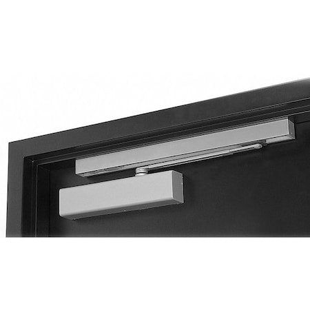 Manual, Hydraulic, Norton 7500, Door Closer, Heavy Duty Interior and Exterior, Gray