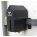 Padlock Guard, 5 in, Hardened Steel, Black
