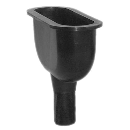 Laboratory Cup Sink 9 in x 3 in, 1, Above or Below, Polyethylene