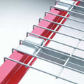 Pallet Rack Decking, Steel Wire, 58 in W, 36 in D, Gray, Powder Coated Finish, Gauge: 6