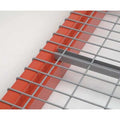 Pallet Rack Decking, Steel Wire, 58 in W, 42 in D, Gray, Powder Coated Finish, Gauge: 6