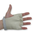 Hand Guard, Grain Leather Cowhide, Beige, L, 1 PR