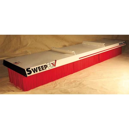 Mega Series Broom, 96 In W, 11 In H