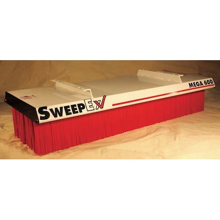 Mega Series Broom, 60 In W, 11 In H