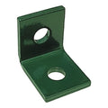 Superstrut Channel Connecting Plate, Green, Depth: 2 in