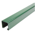 Single Channel Strut, Solid, Steel, Painted, None Hole Size, Green