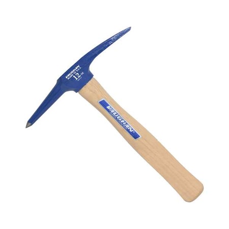12 oz. Welding Chipping Hammer, 1 1/4 in L Blade, 13 1/4 in L Hickory Handle