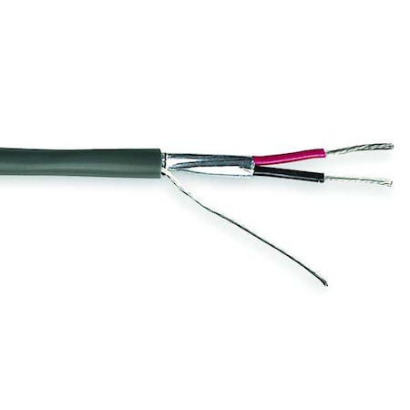 Comm Cable, Shielded, 20/2, 500 Ft.