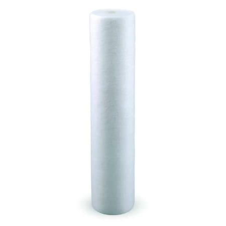 String Wound Filter Cartridge, 20 gpm, 5 Micron, 4-1/2"" O.D., 20 in H
