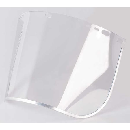 Face Shield Visor, Clear Visor, Polycarbonate, Uncoated Lens, Clear