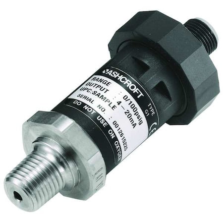 Pressure Transducer,Range 0 to 100 psi,