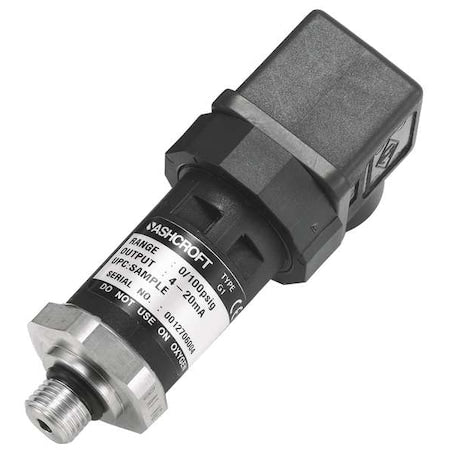Pressure Transducer,30 In Hg Vac to30psi
