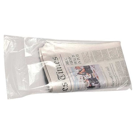 Newspaper Bags, 5-1/2x15 In, PK2000