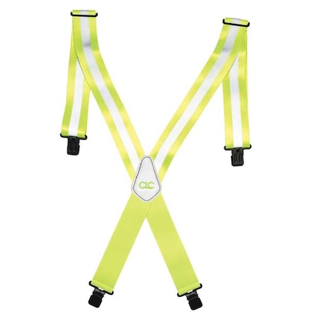 Tool Suspenders, Suspenders, Yellow, Polyester