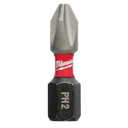 No. 2 Phillips SHOCKWAVE 1" Insert Bit Contractor Pack, 25 PK