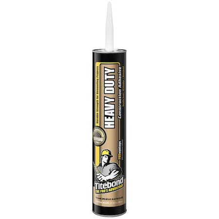 Construction Adhesive, PROvantage Heavy Duty Series, Clear, 28 oz, Cartridge