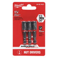 SHOCKWAVE 1-7/8" MAG NUTDRIVER 1/4", PK3