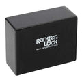 Padlock Guard, 3 in, Hardened Steel, Black