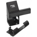 Padlock Guard, 9 in, Hardened Steel, Black