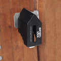 Padlock Guard, Hardened Steel, Blk, 5-1/4"L