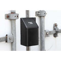 Padlock Guard, Hardened Steel, Blk, 4"L