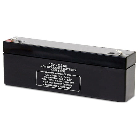 Battery, Sealed Lead Acid, 2.3Ah, Faston