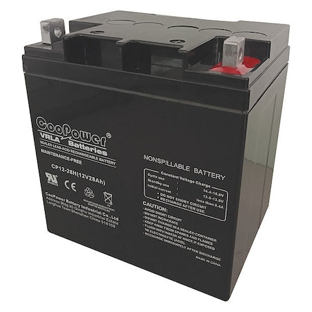 Battery, Sealed Lead Acid, 12V, 28Ah, Bolt