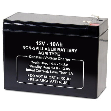 Battery, Sealed Lead Acid, 12V, 10Ah, Faston