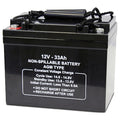 Battery, Sealed Lead Acid, 33Ah, Threaded