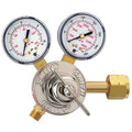 Gas Regulator, Hydrogen, Methane, Single Stage, 0.825""-14 Inlet, 9/16""-18 Outlet, 100 psi