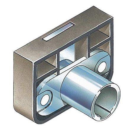 Removable Core Plug Cabinet and Drawer Dead Bolt Locks, SFIC Key, For Material Thickness 3/4 in
