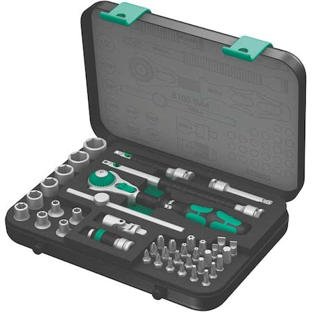 1/4" Drive Ratchet Set SAE, Torx(R) 41 Pieces 3/16 in to 9/16 in , Chrome