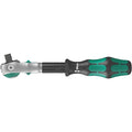 3/8" Drive 72 Geared Teeth Round Head Style Hand Ratchet, 7-1/2" L, Satin Finish