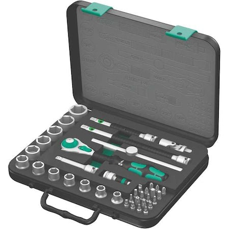 3/8" Drive Ratchet Set SAE, Torx(R) 38 Pieces 1/4 in to 7/8 in , Chrome